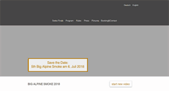 Desktop Screenshot of big-alpine-smoke.com